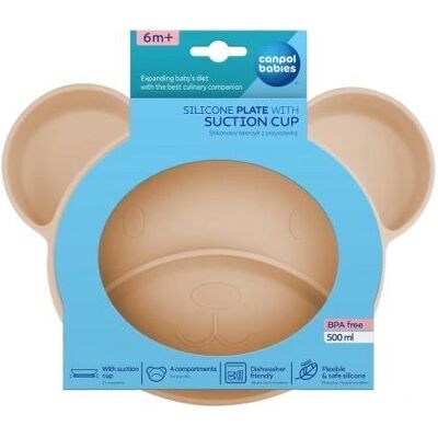 Canpol Babies Silikon-Trennteller mit Saugnapf - 6m+ Baby-Set Canpol Babies Silikon-Trennteller mit Saugnapf - 6m+ Baby-Set