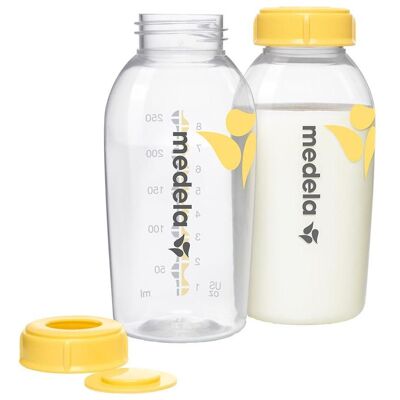 Medela Babykostflaschen - 2x250 ml - Flaschen für Muttermilch Medela Babykostflaschen - 2x250 ml - Flaschen für Muttermilch