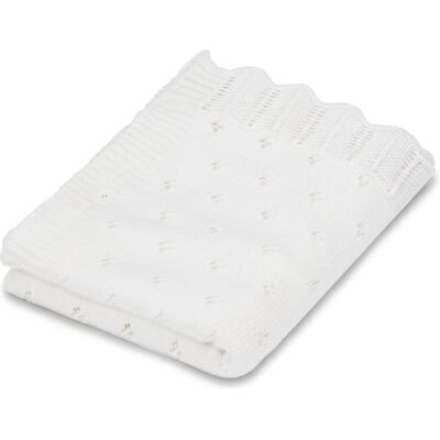 Copenhagen, Babydecke, Vanilla - Knitted Blanket - Milk - 70 x 100 cm (100 x 70 cm) Copenhagen, Babydecke, Vanilla - Knitted Blanket - Milk - 70 x 100 cm (100 x 70 cm)