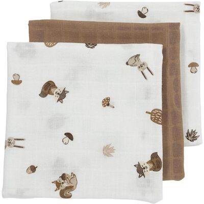 Meyco, Pucktuch + Nuscheli, Baby Forest Animals (70 x 70 cm) Meyco, Pucktuch + Nuscheli, Baby Forest Animals (70 x 70 cm)