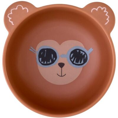 Rice, Kindergeschirr + Kinderbesteck, - Melamine Kids Bowl with Monkey Print - Mat Finish - 350 ml Rice, Kindergeschirr + Kinderbesteck, - Melamine Kids Bowl with Monkey Print - Mat Finish - 350 ml