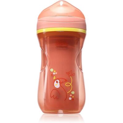 Chicco Kindergeschirr + Kinderbesteck, Activ Cup PINK - 14m+ Chicco Kindergeschirr + Kinderbesteck, Activ Cup PINK - 14m+