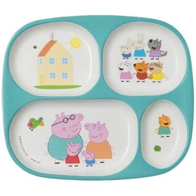 Petit Jour Paris, Kindergeschirr + Kinderbesteck, 4-fach behälter peppa pig Petit Jour Paris, Kindergeschirr + Kinderbesteck, 4-fach behälter peppa pig