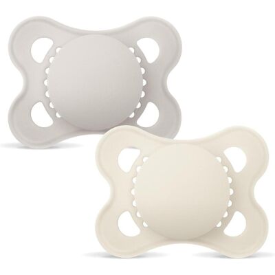MAM, Nuggi, - Orig Silk Pacifiers - Neutral - 0-6m (0 - 6 Monate) MAM, Nuggi, - Orig Silk Pacifiers - Neutral - 0-6m (0 - 6 Monate)