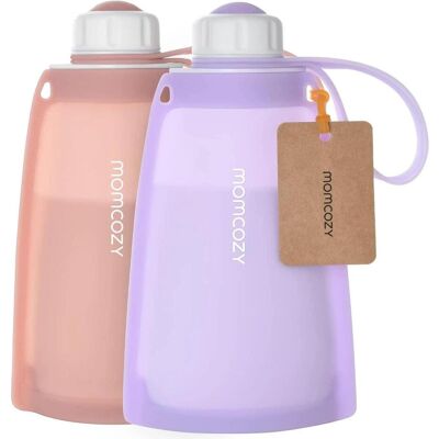 Momcozy, Babynahrungsbehälter, Silikon-Milchaufbewahrungsbeutel Momcozy, Babynahrungsbehälter, Silikon-Milchaufbewahrungsbeutel