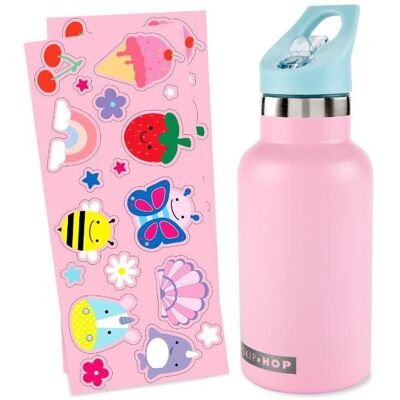 Skiphop, Babyflasche, Sportflasche mit Aufkleber pink (350 ml) Skiphop, Babyflasche, Sportflasche mit Aufkleber pink (350 ml)