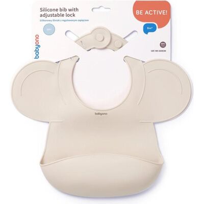 Babyono, Lätzchen, Silikon-Lätzchen 6M+ mit regulierbaren Verschluss (6 Monate) Babyono, Lätzchen, Silikon-Lätzchen 6M+ mit regulierbaren Verschluss (6 Monate)