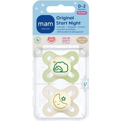 6x MAM, Nuggi, Original Start Night (1x) 6x MAM, Nuggi, Original Start Night (1x)