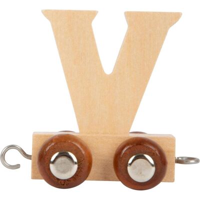 small foot, Holzbuchstaben + Stoffbuchstaben, - Holzbuchstabenzug - V - 12 Stück small foot, Holzbuchstaben + Stoffbuchstaben, - Holzbuchstabenzug - V - 12 Stück