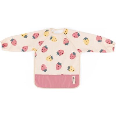 Petite&Mars Ben Baby-Lätzchen Beige Erdbeeren - Baby Lätzchen Petite&Mars Ben Baby-Lätzchen Beige Erdbeeren - Baby Lätzchen