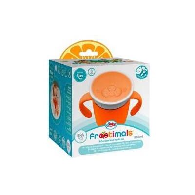 Kids Euroswan, Kindergeschirr + Kinderbesteck, Frootimals Trinkbecher OrangieFly orange Silikon Kids Euroswan, Kindergeschirr + Kinderbesteck, Frootimals Trinkbecher OrangieFly orange Silikon