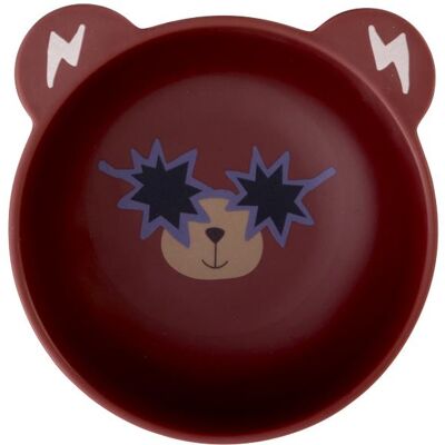 Rice, Kindergeschirr + Kinderbesteck, - Kids Bowl with Bear Print - Mat Finish - 350 ml Rice, Kindergeschirr + Kinderbesteck, - Kids Bowl with Bear Print - Mat Finish - 350 ml