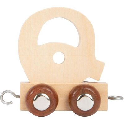 small foot, Holzbuchstaben + Stoffbuchstaben, - Holzbuchstabenzug - Q - 12 Stück small foot, Holzbuchstaben + Stoffbuchstaben, - Holzbuchstabenzug - Q - 12 Stück
