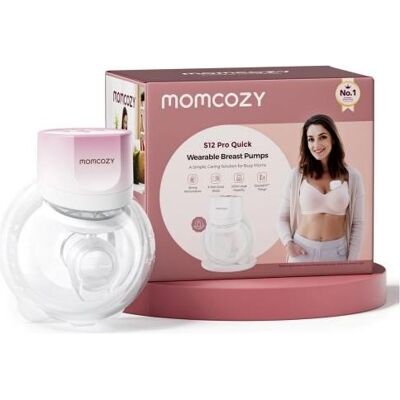 Momcozy, Milchpumpe, S12 Pro+ Wearable Breast Pump Pink Single Pack Momcozy, Milchpumpe, S12 Pro+ Wearable Breast Pump Pink Single Pack