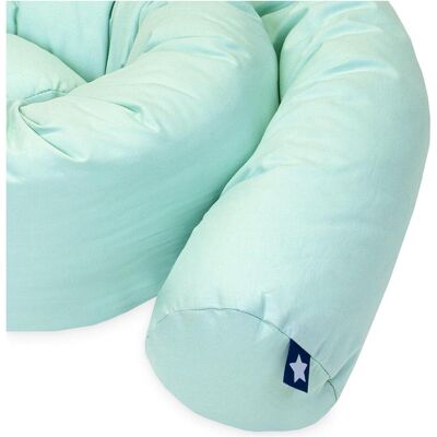 Julius Zöllner, Babynest, Bettschlange uni aqua mint Julius Zöllner, Babynest, Bettschlange uni aqua mint