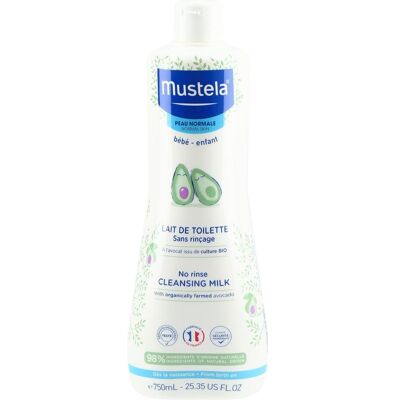 Mustela, Babykörperpflege, Reinigungsmilch normale Haut Flasche 750 ml Mustela, Babykörperpflege, Reinigungsmilch normale Haut Flasche 750 ml
