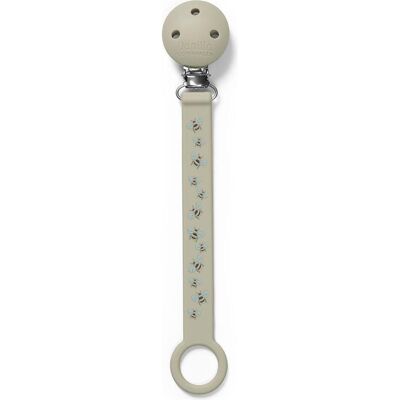Copenhagen, Nuggi Zubehör, Vanilla - Pacifier Holder - Silicone - Honeybee (PACI5025) Copenhagen, Nuggi Zubehör, Vanilla - Pacifier Holder - Silicone - Honeybee (PACI5025)