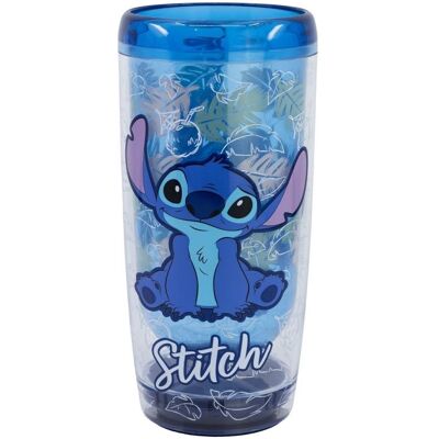 Stor, Kindergeschirr + Kinderbesteck, Stitch - kippsicherer doppelwandiger Becher, 625 ml Stor, Kindergeschirr + Kinderbesteck, Stitch - kippsicherer doppelwandiger Becher, 625 ml