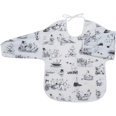Rätt Start, Kindergeschirr + Kinderbesteck, Moomin Bib with Sleeves, Archipelago Rätt Start, Kindergeschirr + Kinderbesteck, Moomin Bib with Sleeves, Archipelago