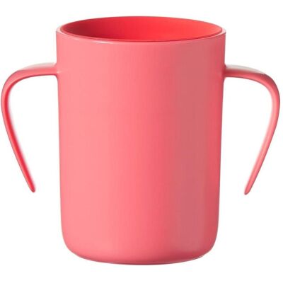 Tommee Tippee, Kindergeschirr + Kinderbesteck, 360 ° Eleiflow Cup mit 200 ml Griffen, Rosa, 1 Stück Tommee Tippee, Kindergeschirr + Kinderbesteck, 360 ° Eleiflow Cup mit 200 ml Griffen, Rosa, 1 Stück