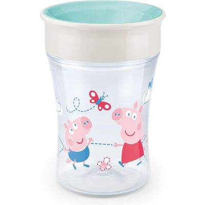 NUK, Kindergeschirr + Kinderbesteck, Magic Cup Peppa Pig 360°-Trinkrand NUK, Kindergeschirr + Kinderbesteck, Magic Cup Peppa Pig 360°-Trinkrand