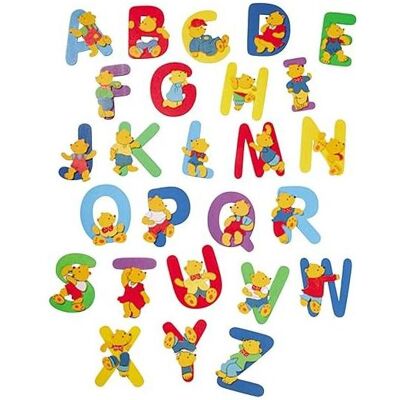 Bieco, Holzbuchstaben + Stoffbuchstaben, Buchstabe Bär C Bieco, Holzbuchstaben + Stoffbuchstaben, Buchstabe Bär C
