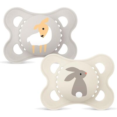 MAM, Nuggi, - Original Silk Pacifiers - Neutral - 0-6m (0 - 6 Monate) MAM, Nuggi, - Original Silk Pacifiers - Neutral - 0-6m (0 - 6 Monate)