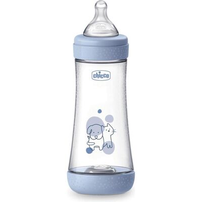 Chicco Babyflasche, Babyfläschchen PERFECT5 PP 300ml Sauger Silikon schneller Fluss DRAFT BLUE 4m+ (300 ml) Chicco Babyflasche, Babyfläschchen PERFECT5 PP 300ml Sauger Silikon schneller Fluss DRAFT BLUE 4m+ (300 ml)