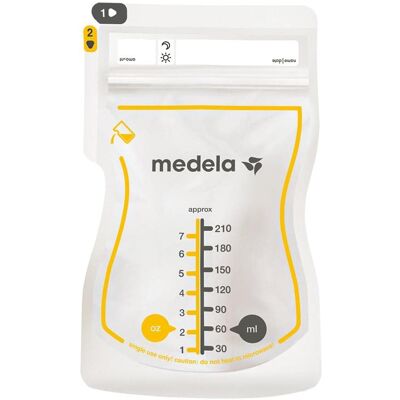 Medela Easy Pour Muttermilch-Aufbewahrungsbeutel - 25 Stk Medela Easy Pour Muttermilch-Aufbewahrungsbeutel - 25 Stk