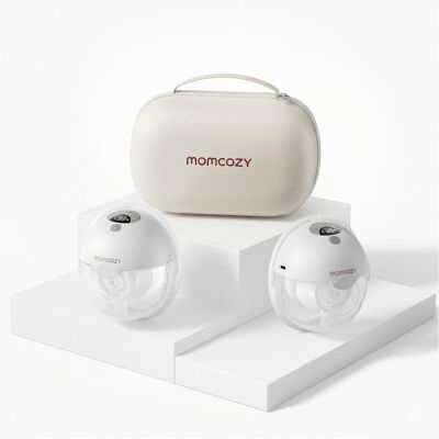 Momcozy, Milchpumpe, M5 Smart Wearable Breast Pump – Upgraded With App Control Grey Double Pack Momcozy, Milchpumpe, M5 Smart Wearable Breast Pump – Upgraded With App Control Grey Double Pack