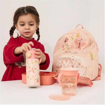 Miniland, Kindergeschirr + Kinderbesteck, Steel Junior Bottle Butterfly Miniland, Kindergeschirr + Kinderbesteck, Steel Junior Bottle Butterfly