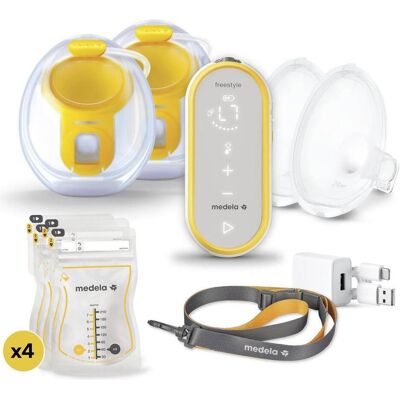 Medela Freestyle Handfreie Milchpumpe - Elektrisch, Tragbar, Mit Speicher Medela Freestyle Handfreie Milchpumpe - Elektrisch, Tragbar, Mit Speicher
