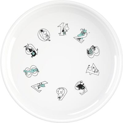 Rig-Tig by Stelton, Kindergeschirr + Kinderbesteck, Moomin ABC Turqouise 15 cm Rig-Tig by Stelton, Kindergeschirr + Kinderbesteck, Moomin ABC Turqouise 15 cm