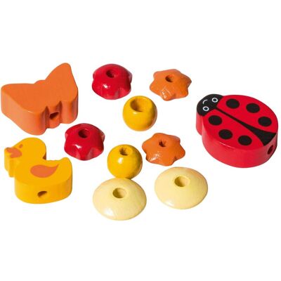 Knorr Prandell, Nuggi Zubehör, Schnullerketten Holzperlen "Marienkäfer", 11-tlg. Knorr Prandell, Nuggi Zubehör, Schnullerketten Holzperlen "Marienkäfer", 11-tlg.