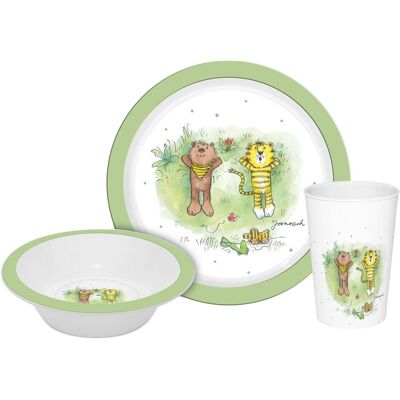 Geda Labels, Kindergeschirr + Kinderbesteck, Kindergesch.Janosch Kids 3tlg Geda Labels, Kindergeschirr + Kinderbesteck, Kindergesch.Janosch Kids 3tlg