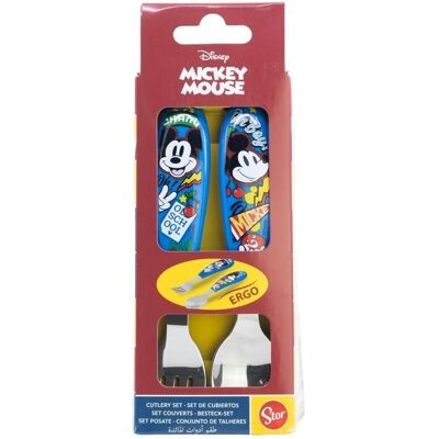 Stor, Kindergeschirr + Kinderbesteck, Babydecke 2 Stück Mickey Mouse Stor, Kindergeschirr + Kinderbesteck, Babydecke 2 Stück Mickey Mouse