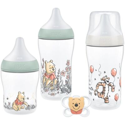 NUK, Babyflasche, Perfect Match Babyflaschen & Schnuller-Set Winnie Puuh (150 ml) NUK, Babyflasche, Perfect Match Babyflaschen & Schnuller-Set Winnie Puuh (150 ml)
