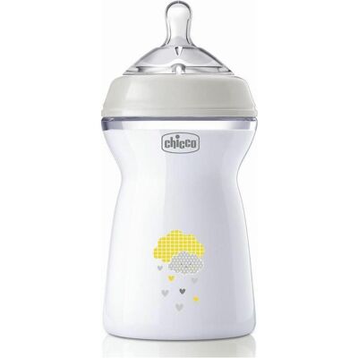 Chicco Babyflasche, Babyfläschchen NATURAL FEELING PP Sauger Silikon schneller Fluss UNI 6m+ (330 ml) Chicco Babyflasche, Babyfläschchen NATURAL FEELING PP Sauger Silikon schneller Fluss UNI 6m+ (330 ml)