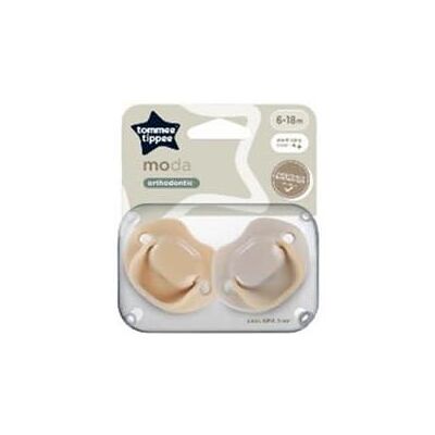 Tommee Tippee, Nuggi, CTN Moda Silikon-Schnuller, 6-18 Monate, 2 Stück - verschiedene Farben (2x, 6 - 18 Monate) Tommee Tippee, Nuggi, CTN Moda Silikon-Schnuller, 6-18 Monate, 2 Stück - verschiedene Farben (2x, 6 - 18 Monate)