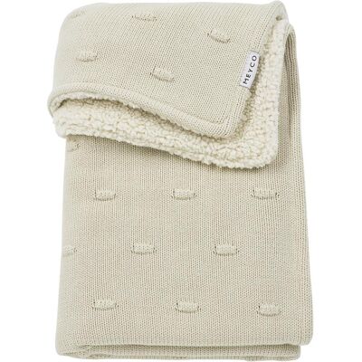 Meyco, Babydecke, Knots teddy babydecke (100 x 75 cm) Meyco, Babydecke, Knots teddy babydecke (100 x 75 cm)