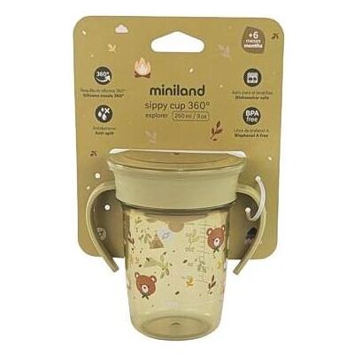 Miniland, Kindergeschirr + Kinderbesteck, SIPPY CUP 360 EXPLORER Miniland, Kindergeschirr + Kinderbesteck, SIPPY CUP 360 EXPLORER