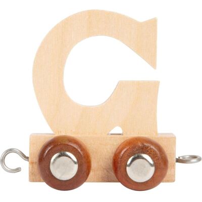 small foot, Holzbuchstaben + Stoffbuchstaben, - Holzbuchstabenzug - G - 12 Stück small foot, Holzbuchstaben + Stoffbuchstaben, - Holzbuchstabenzug - G - 12 Stück
