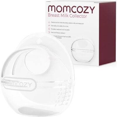 Momcozy, Milchpumpe Zubehör, Wiederverwendbarer Milchkollektor 90 ml Einzel Momcozy, Milchpumpe Zubehör, Wiederverwendbarer Milchkollektor 90 ml Einzel