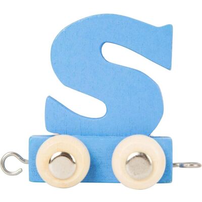 small foot, Holzbuchstaben + Stoffbuchstaben, - Holzbuchstabenzug Blau - S - 12 Stück small foot, Holzbuchstaben + Stoffbuchstaben, - Holzbuchstabenzug Blau - S - 12 Stück