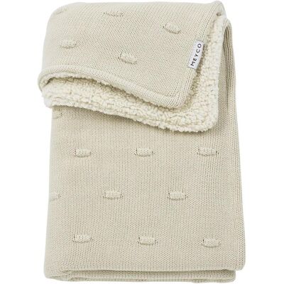 Meyco, Babydecke, Knots teddy babydecke (100 x 75 cm) Meyco, Babydecke, Knots teddy babydecke (100 x 75 cm)
