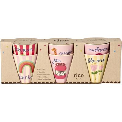 Rice, Kindergeschirr + Kinderbesteck, - Melamine Kids Cup with ABC Print - Small - 160 ml Rice, Kindergeschirr + Kinderbesteck, - Melamine Kids Cup with ABC Print - Small - 160 ml