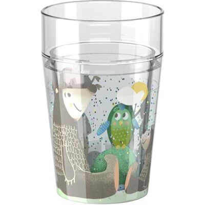Haba, Kindergeschirr + Kinderbesteck, Glitzerbecher Wald Haba, Kindergeschirr + Kinderbesteck, Glitzerbecher Wald