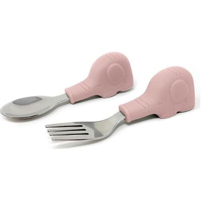 Tiny Love, Kindergeschirr + Kinderbesteck, Lernbesteck mit Tier Tiny Love, Kindergeschirr + Kinderbesteck, Lernbesteck mit Tier