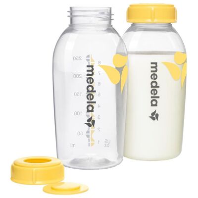 Medela Babykostflaschen - 2x250 ml - Flaschen für Muttermilch Medela Babykostflaschen - 2x250 ml - Flaschen für Muttermilch