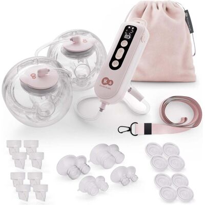 KinderKraft, Milchpumpe, Double electric breast pump GENTLEFLOW pink KinderKraft, Milchpumpe, Double electric breast pump GENTLEFLOW pink